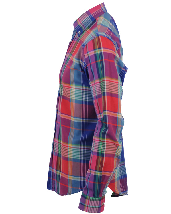 Herr | Skjortor | Oscar of Sweden | Oscar Slim Fit Skjorta Signal Red Check