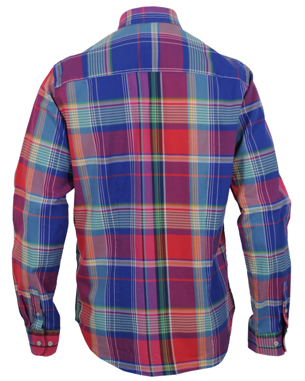 Herr | Skjortor | Oscar of Sweden | Oscar Slim Fit Skjorta Signal Red Check