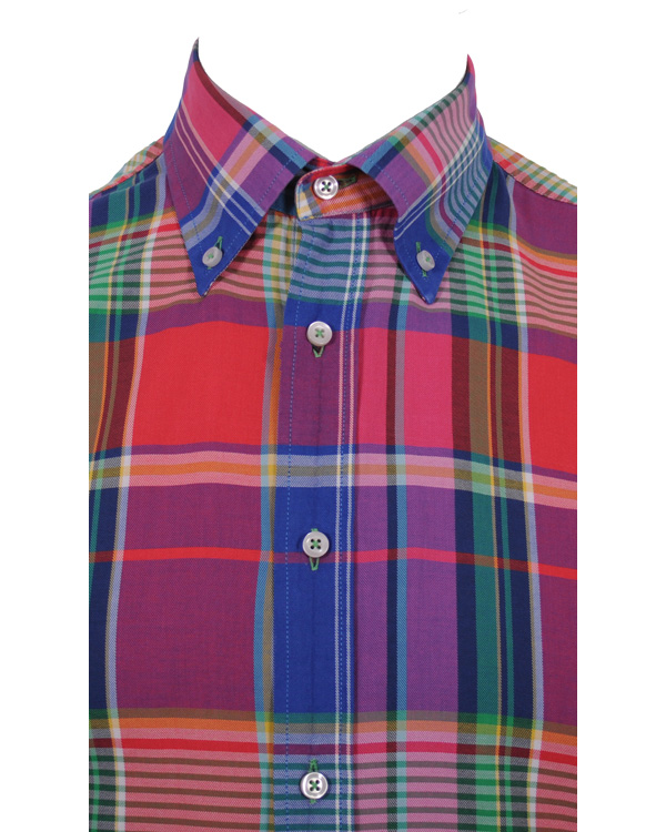 Herr | Skjortor | Oscar of Sweden | Oscar Slim Fit Skjorta Signal Red Check