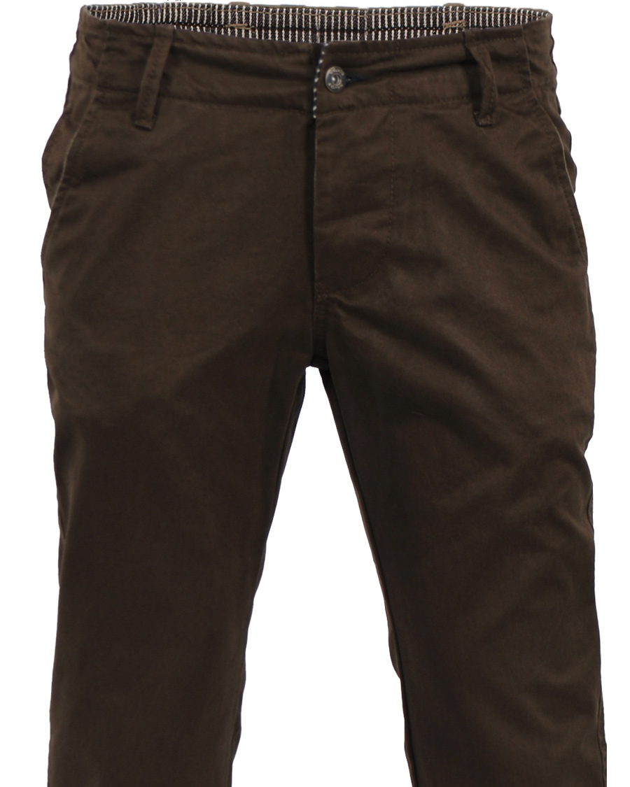 Herr | Byxor | NN07 | Simon 1000 Chinos Brown