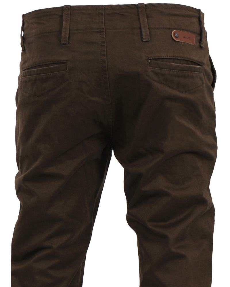 Herr | Byxor | NN07 | Simon 1000 Chinos Brown