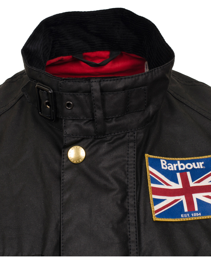 Herr | Jackor | Barbour International | Union Jack International Jacket Black