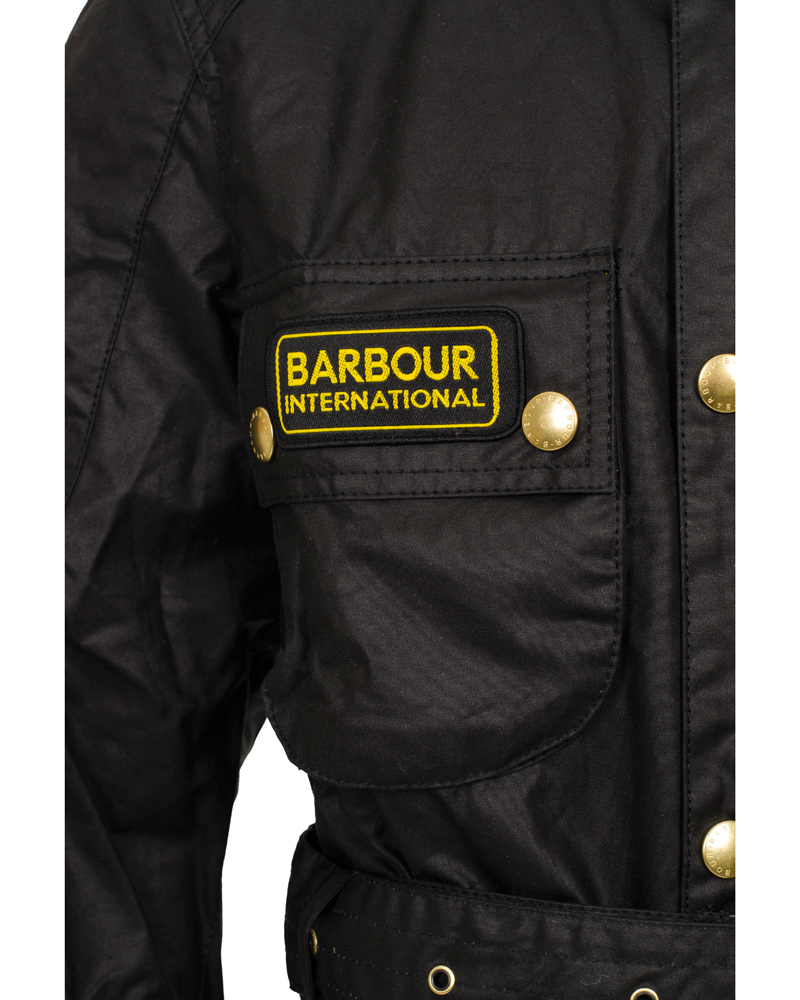 Herr | Jackor | Barbour International | Union Jack International Jacket Black