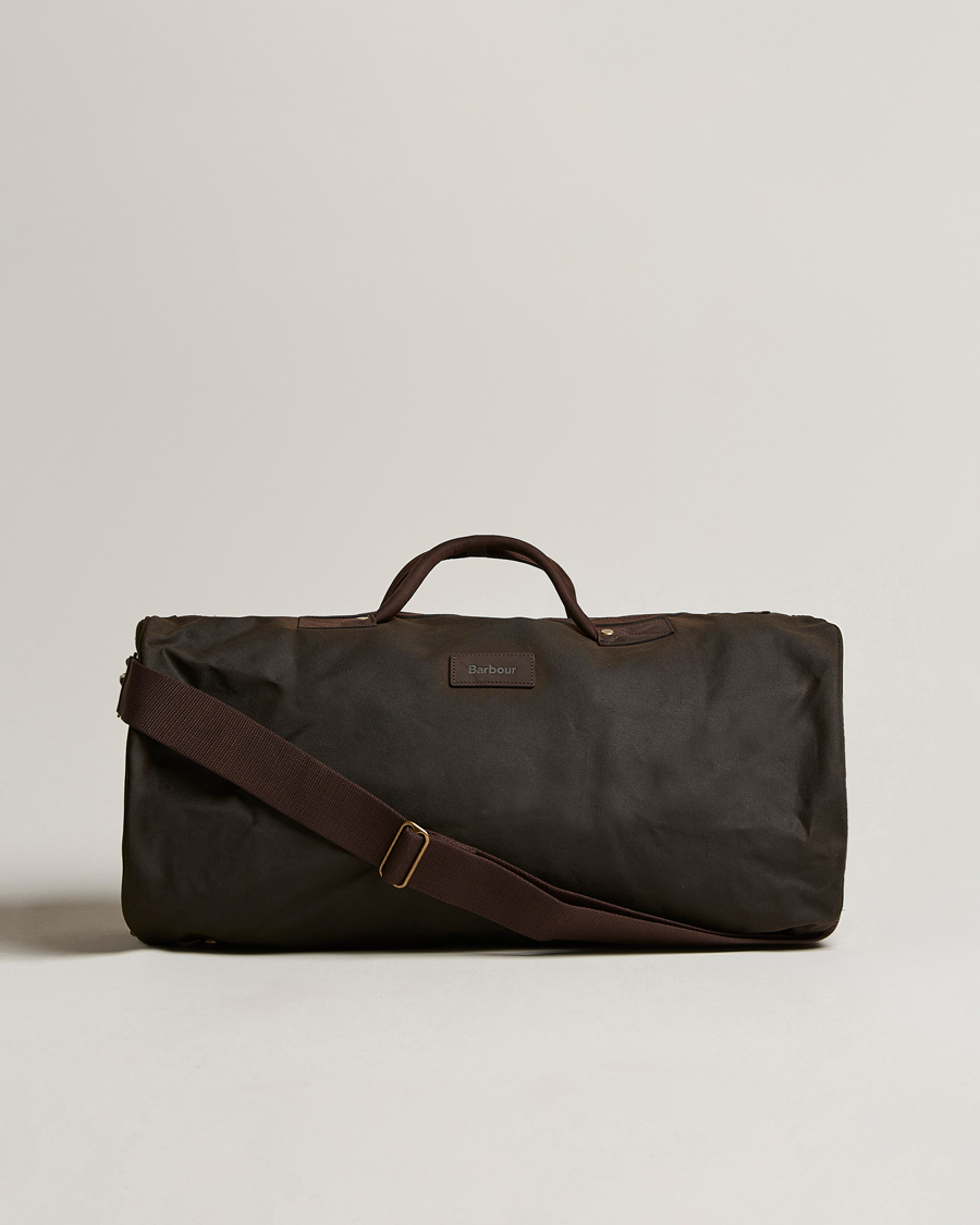 Herr | Väskor | Barbour Lifestyle | Wax Holdall Olive