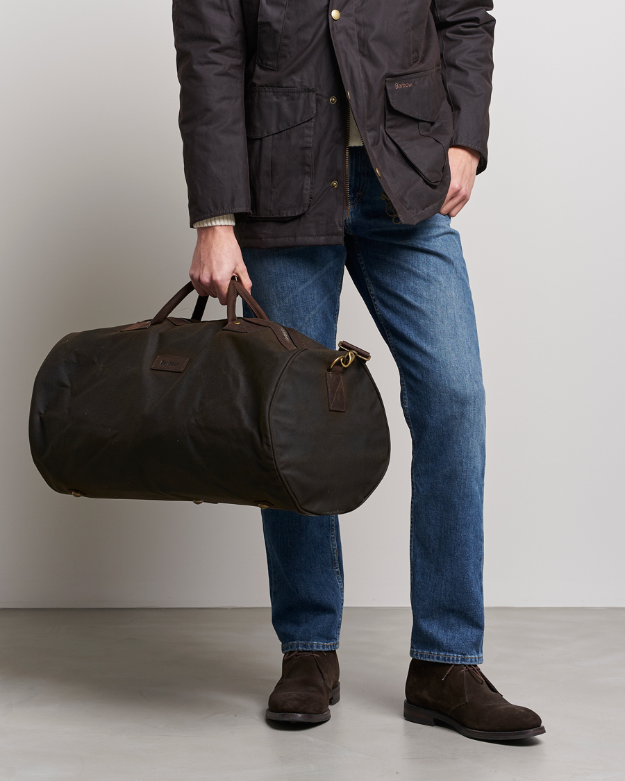 Herr | Best of British | Barbour Lifestyle | Wax Holdall Olive