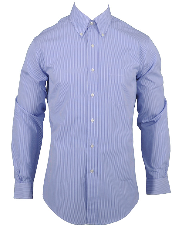 Herr | Skjortor | Brooks Brothers | Shirt Slim Fine Line Blue