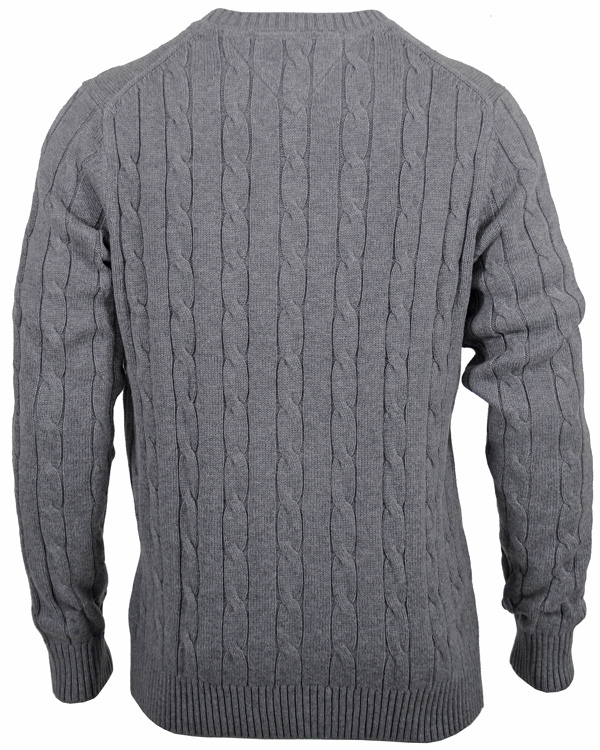 Herr | Tröjor | Tommy Hilfiger | Classic Cable C-Nk Cf Silver Fog