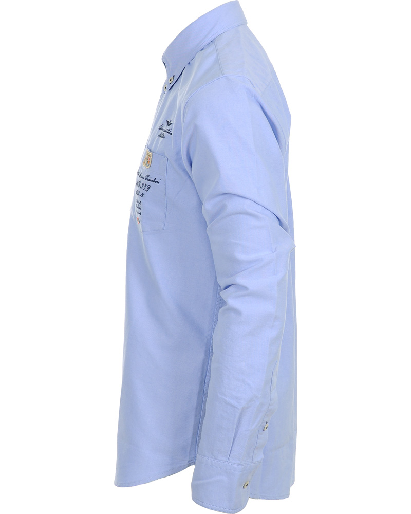 Herr | Skjortor | Aeronautica Militare | Camicia M.L CA574 Shirt Blue