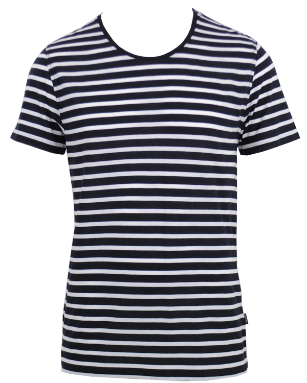 Herr | T-Shirts | Tiger of Sweden | Yokko Stripes T-Shirt Light Ink