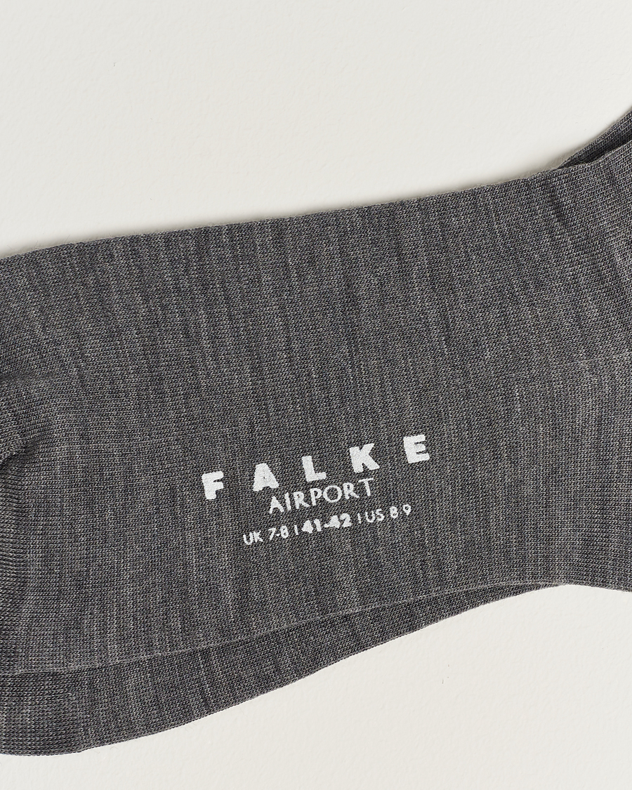Herr | Underkläder | Falke | Airport Socks Grey Melange