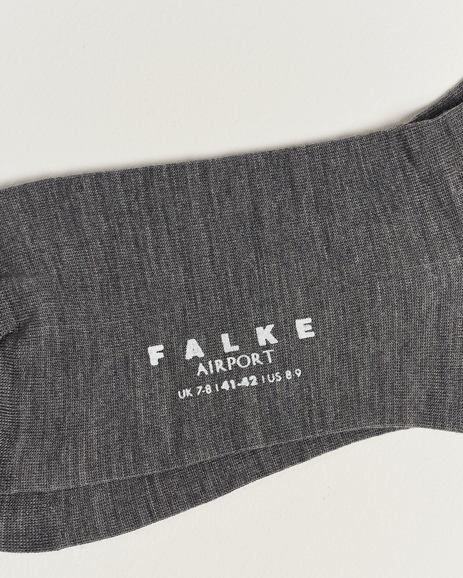 Herr |  |  | Falke Airport Socks Grey Melange