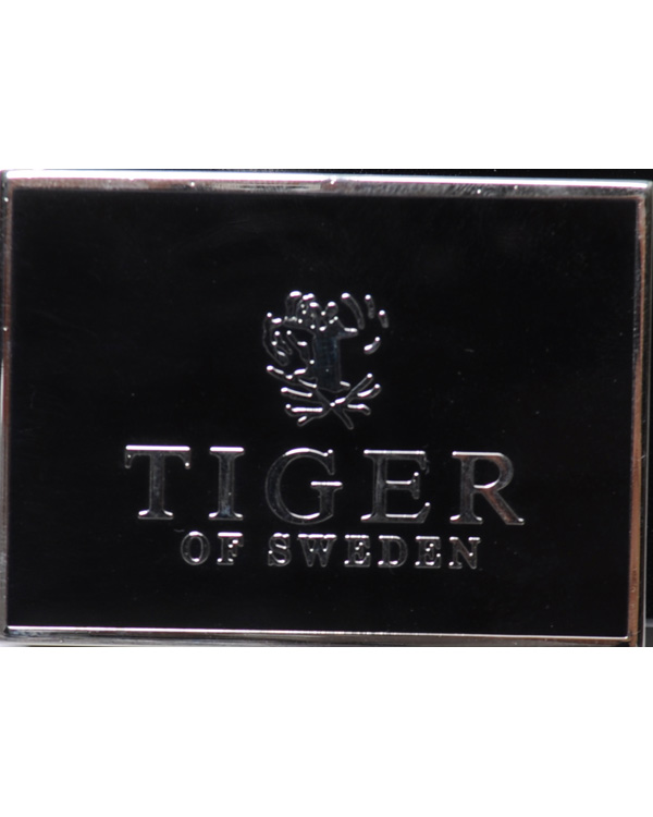 Herr | Tiger of Sweden Leather Logo Belt Black | Tiger of Sweden | Leather Logo Belt Black
