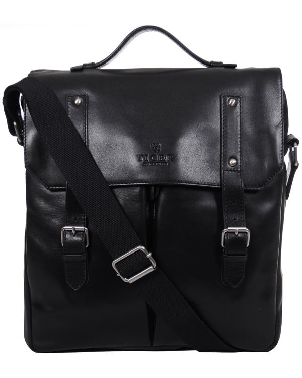 Herr | Tiger of Sweden Leather Computer Bag Black | Tiger of Sweden | Leather Computer Bag Black