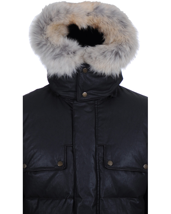 Herr | Jackor | Belstaff | Aviator Cricket Down Jacket Black/Brown