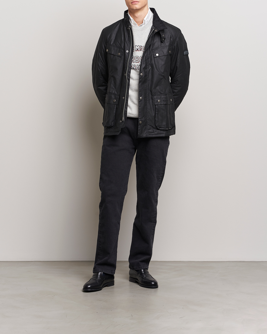 Herr | Jackor | Barbour International | Duke Jacket Black