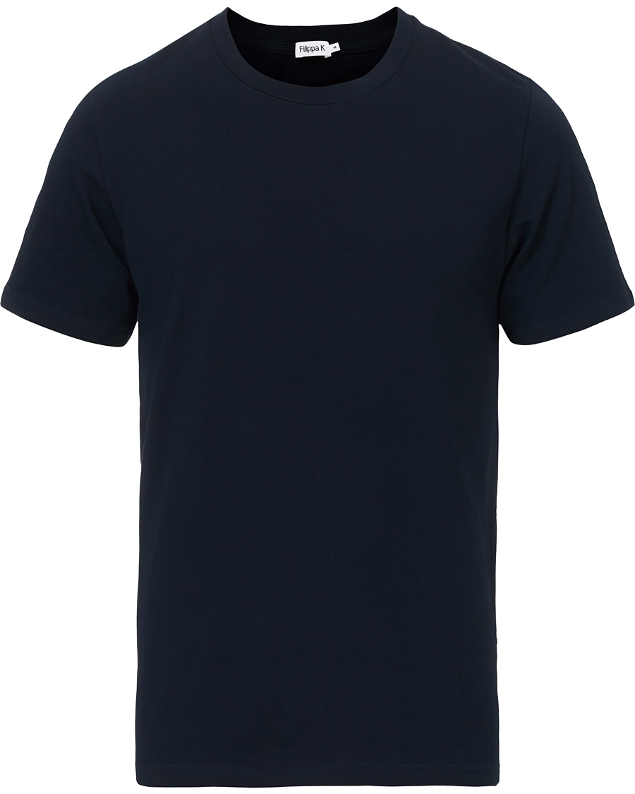 Herr | T-Shirts | Filippa K | Soft Lycra Tee Navy