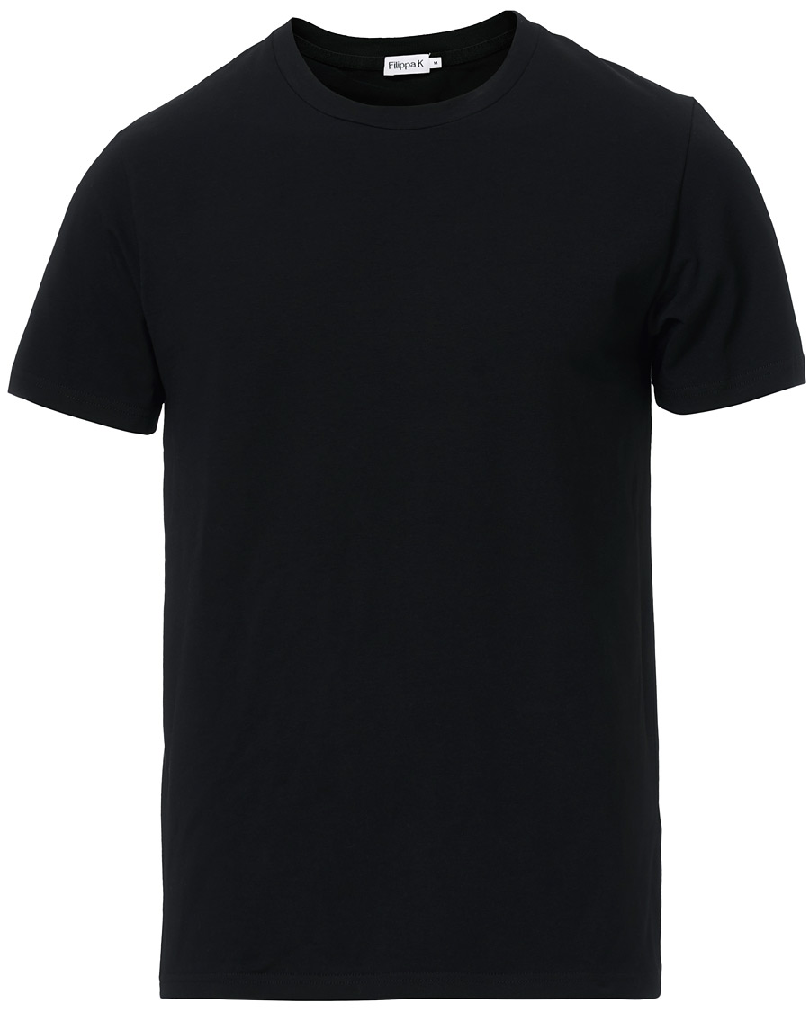 Herr | T-Shirts | Filippa K | Soft Lycra Tee Black