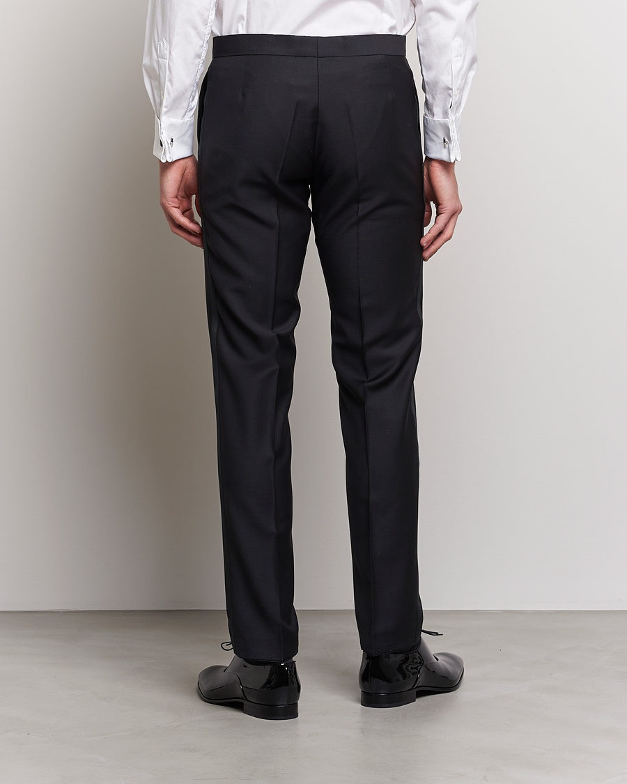 Herr | Byxor | Oscar Jacobson | Devon Tuxedo Trousers Black