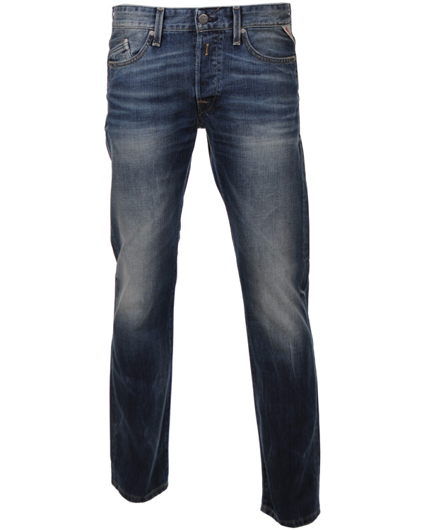 Herr | Byxor | Replay | Waitom M983 Jeans Flat Finish Denim