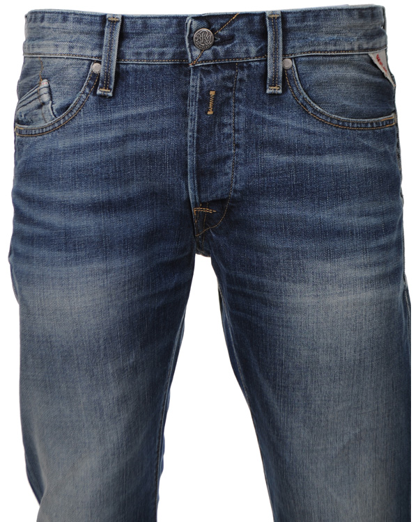 Herr | Byxor | Replay | Waitom M983 Jeans Flat Finish Denim