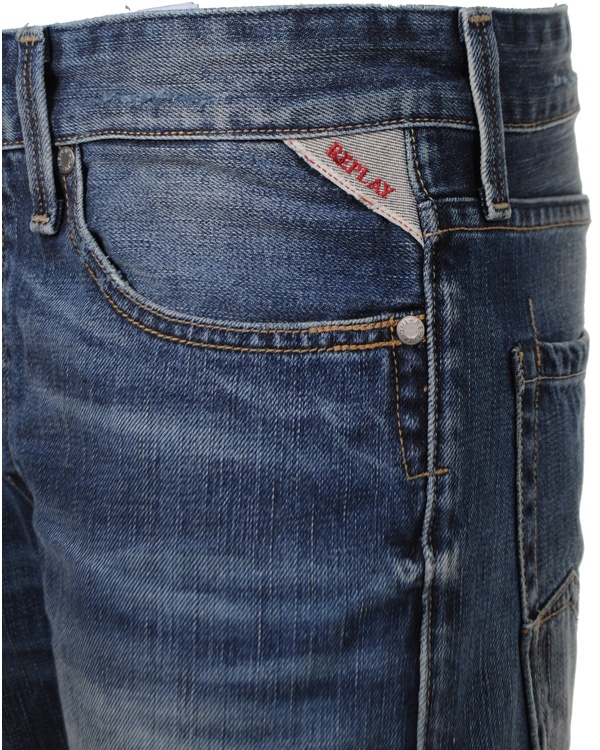 Herr | Byxor | Replay | Waitom M983 Jeans Flat Finish Denim
