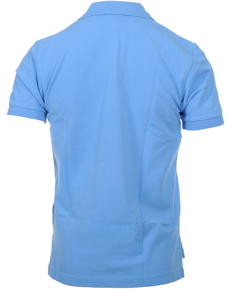 Herr | Pikéer | Brooks Brothers | Basic Gold Logo Piké Blue