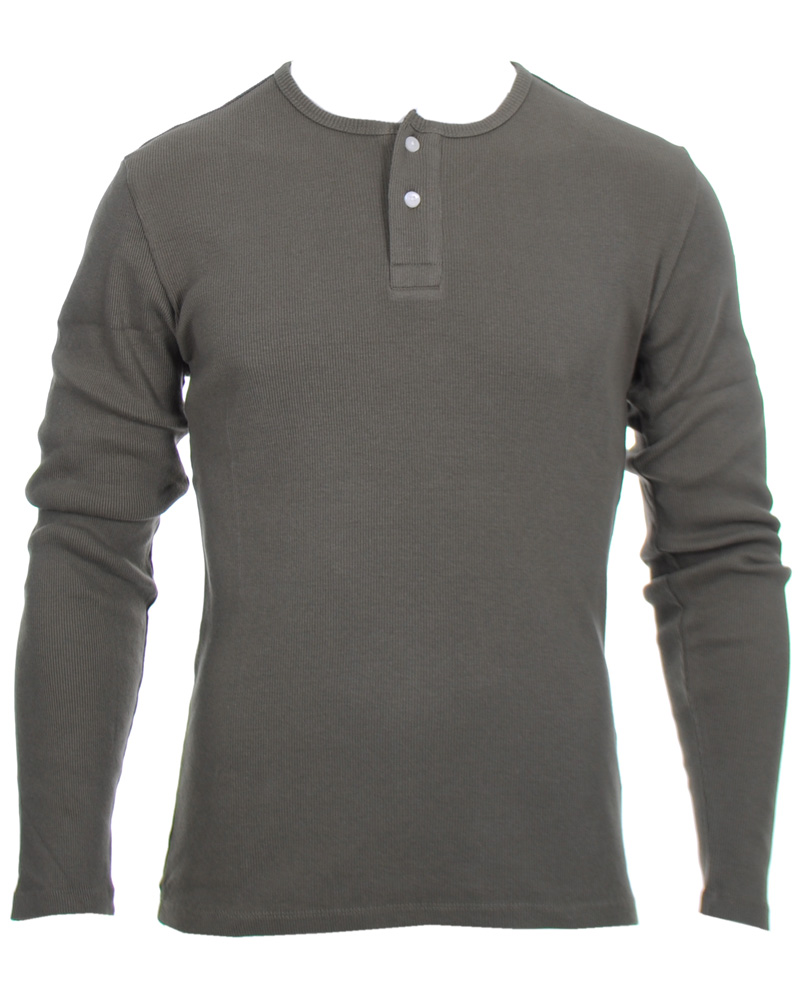 Herr | Tröjor | Levi's | Levis Rib Henley Military Green