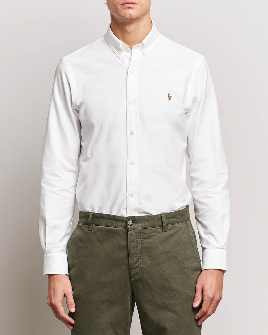 Herr | Preppy Authentic | Polo Ralph Lauren | Slim Fit Shirt Oxford White