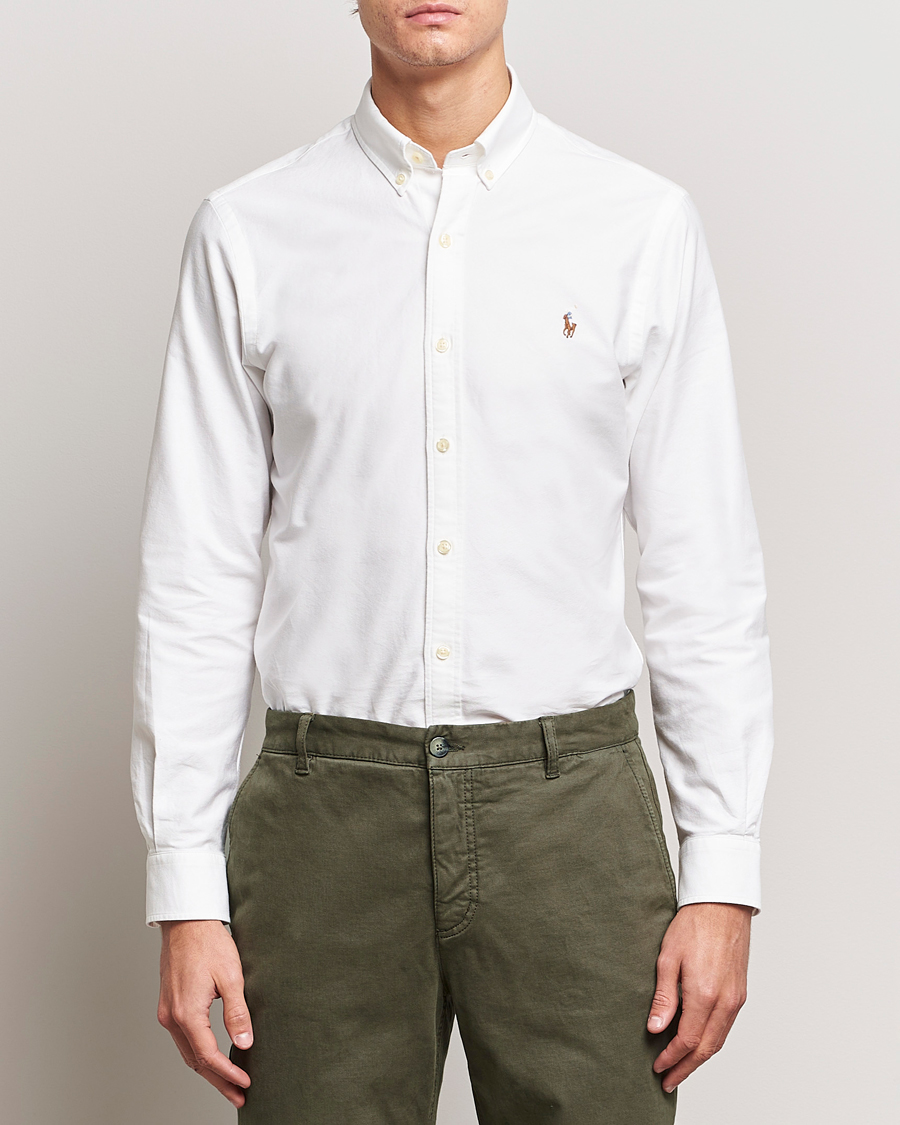 Herr | Oxfordskjortor | Polo Ralph Lauren | Slim Fit Shirt Oxford White