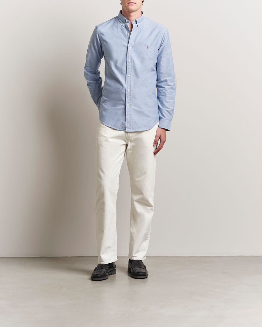 Herr | Skjortor | Polo Ralph Lauren | Slim Fit Shirt Oxford Blue