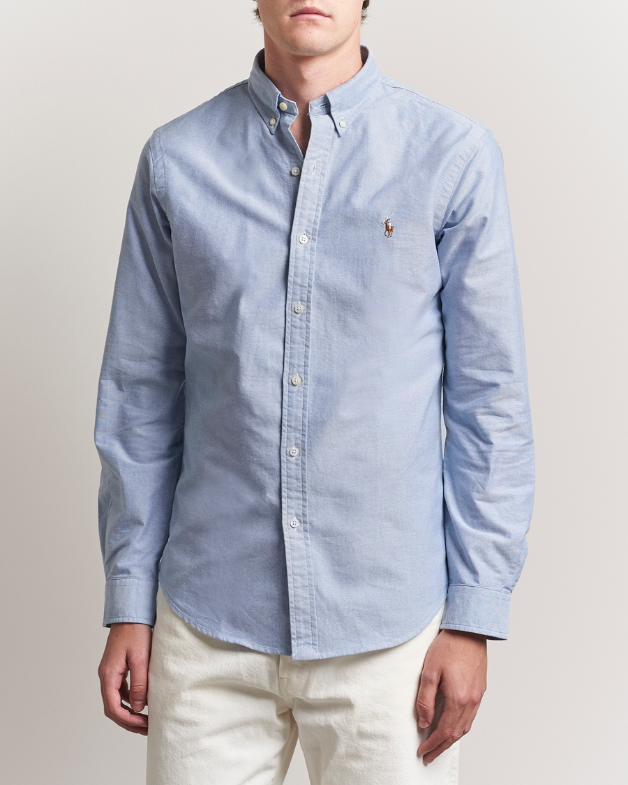 Herr | Skjortor | Polo Ralph Lauren | Slim Fit Shirt Oxford Blue