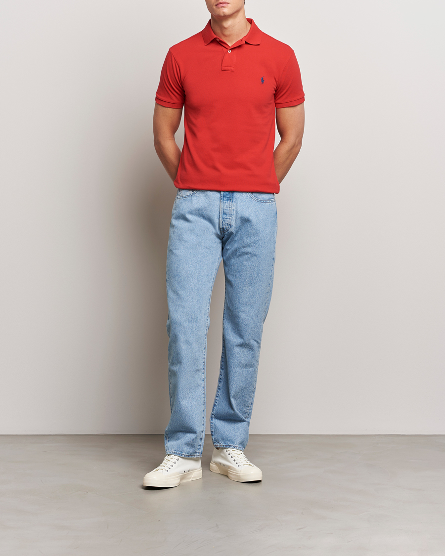 Herr | Pikéer | Polo Ralph Lauren | Slim Fit Polo Red