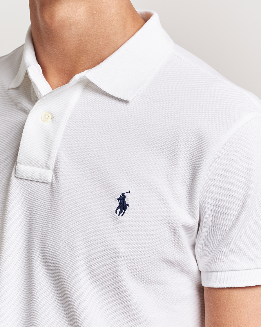 Herr | Pikéer | Polo Ralph Lauren | Slim Fit Polo White