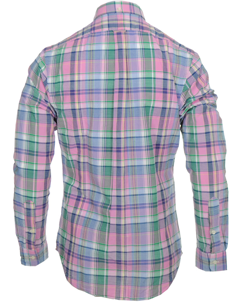 Herr | Skjortor | Polo Ralph Lauren | Slim Fit Shirt Check Pink/Blue
