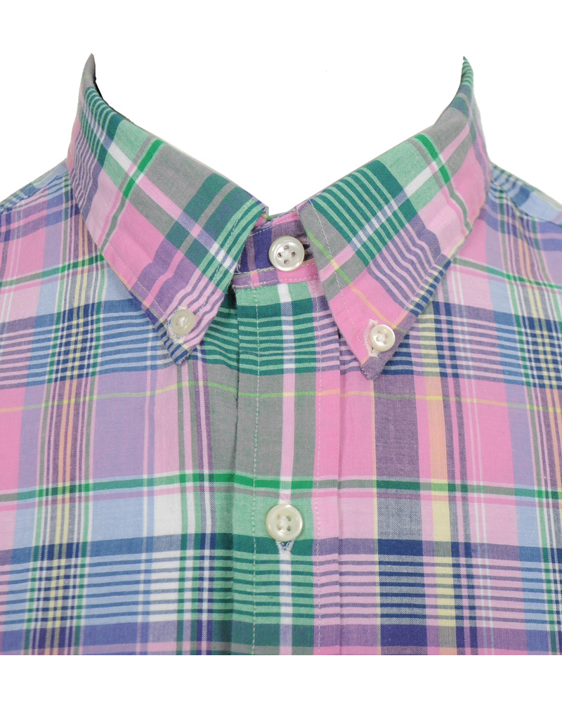 Herr | Skjortor | Polo Ralph Lauren | Slim Fit Shirt Check Pink/Blue