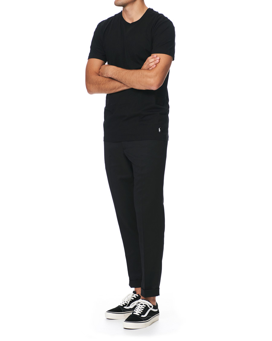 Herr | T-Shirts | Polo Ralph Lauren | 2-Pack T-Shirt Crew Neck Black