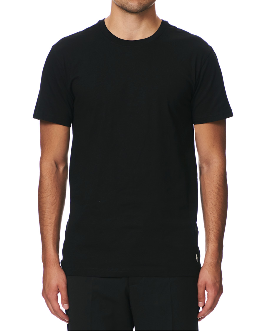 Herr | T-Shirts | Polo Ralph Lauren | 2-Pack T-Shirt Crew Neck Black