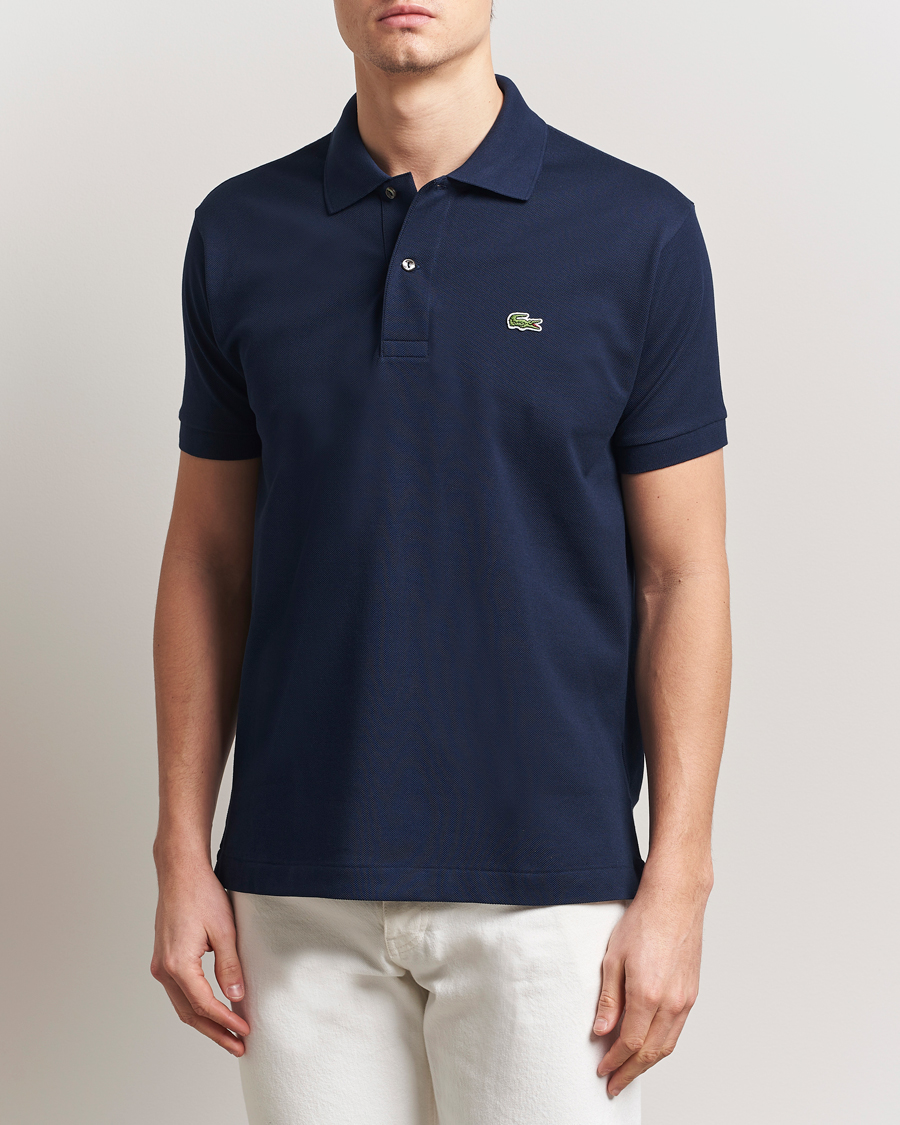 Herr | Pikéer | Lacoste | Original Polo Piké Navy Blue