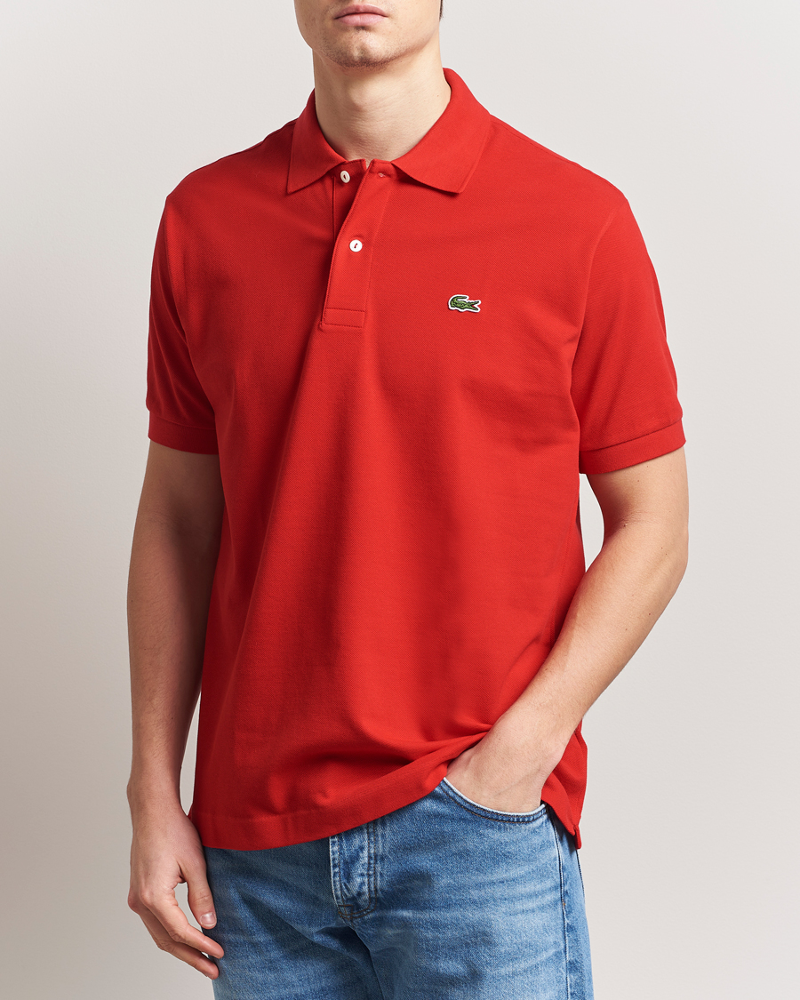 Herr | Kortärmade pikéer | Lacoste | Original Polo Piké Red