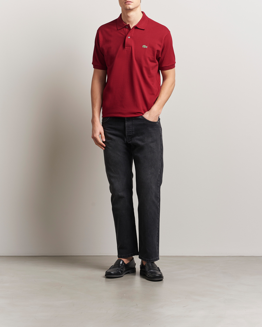 Herr | Pikéer | Lacoste | Original Polo Piké Bordeaux