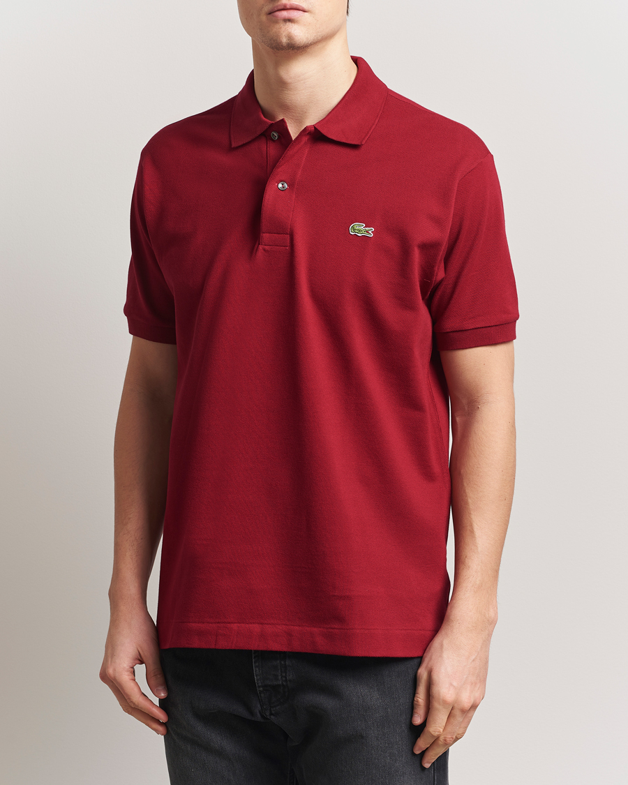 Herr | Kläder | Lacoste | Original Polo Piké Bordeaux