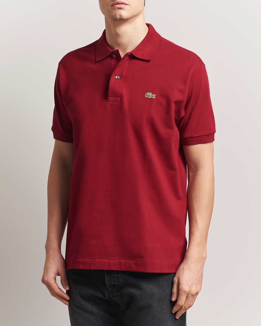 Herr | Pikéer | Lacoste | Original Polo Piké Bordeaux