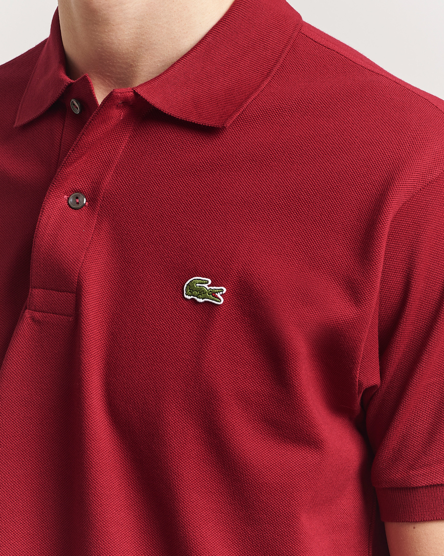 Herr | Pikéer | Lacoste | Original Polo Piké Bordeaux