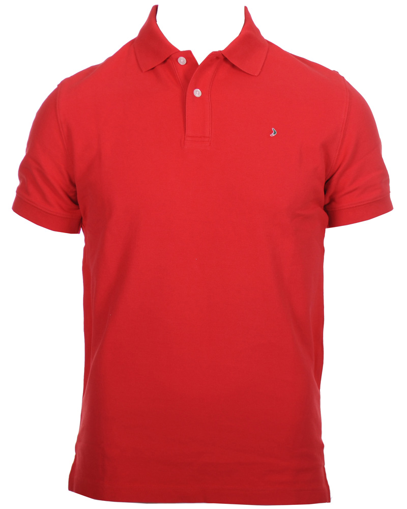 Herr | Pikéer | Boomerang | Joe Basic Pique Bright Red