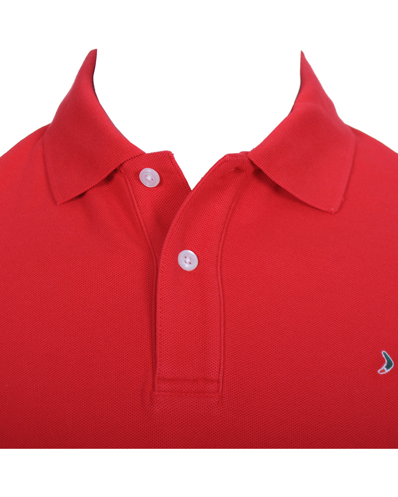 Herr | Pikéer | Boomerang | Joe Basic Pique Bright Red