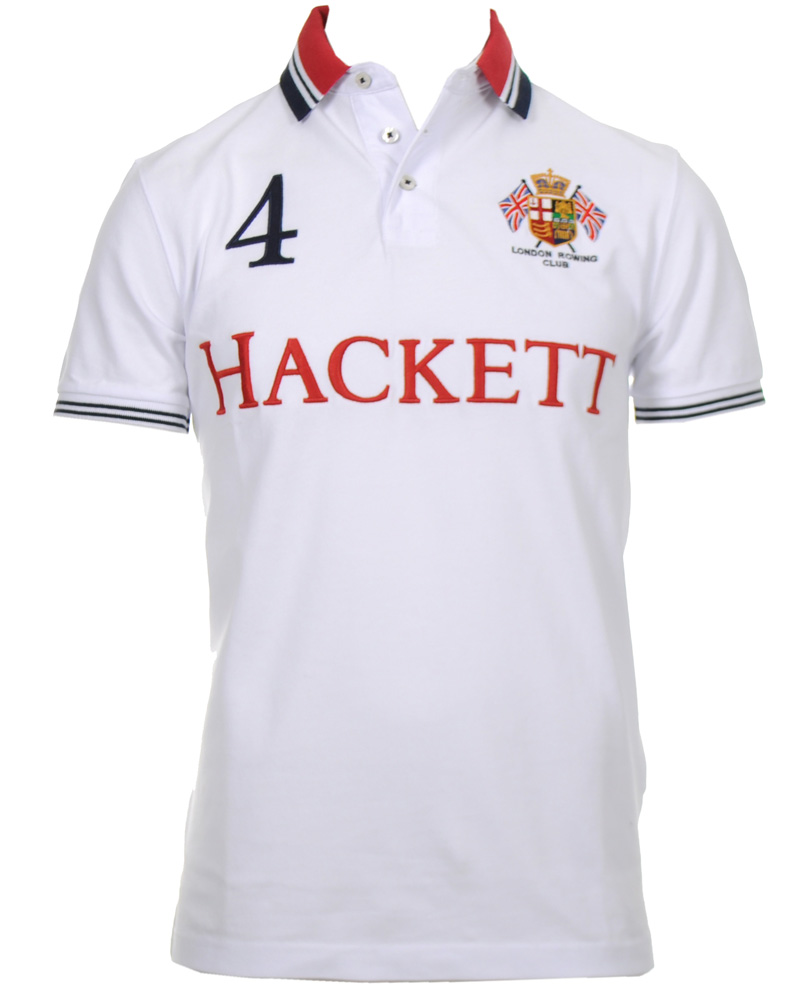 Herr | Pikéer | Hackett | London Rowing Club Polo Piké White