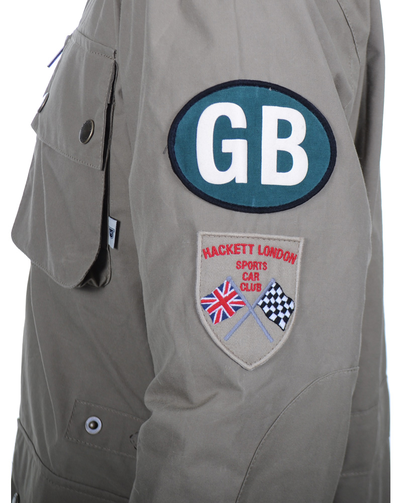 Herr | Jackor | Hackett | Summer Rally Jacket British Khaki