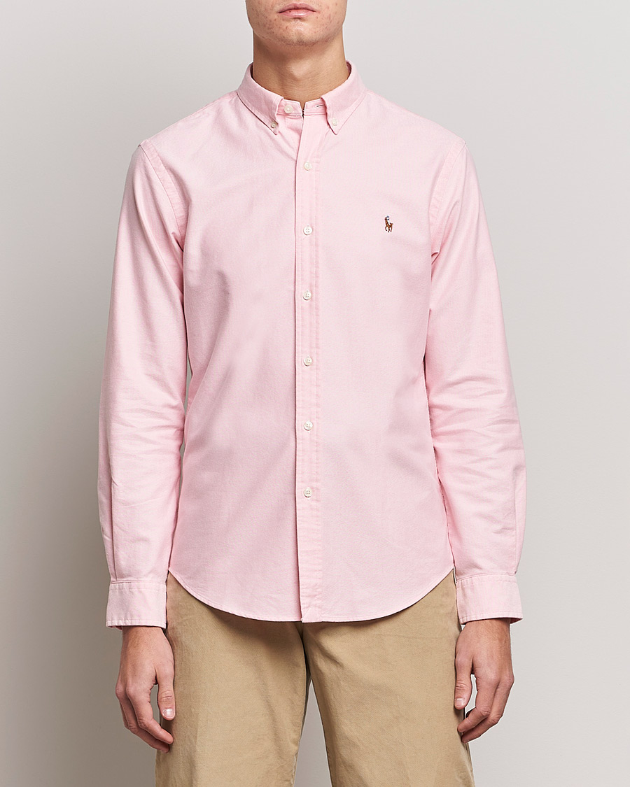 Herr | Oxfordskjortor | Polo Ralph Lauren | Slim Fit Shirt Oxford Pink
