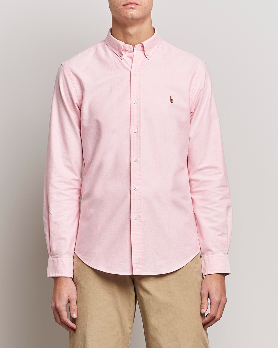 Herr | Casual | Polo Ralph Lauren | Slim Fit Shirt Oxford Pink