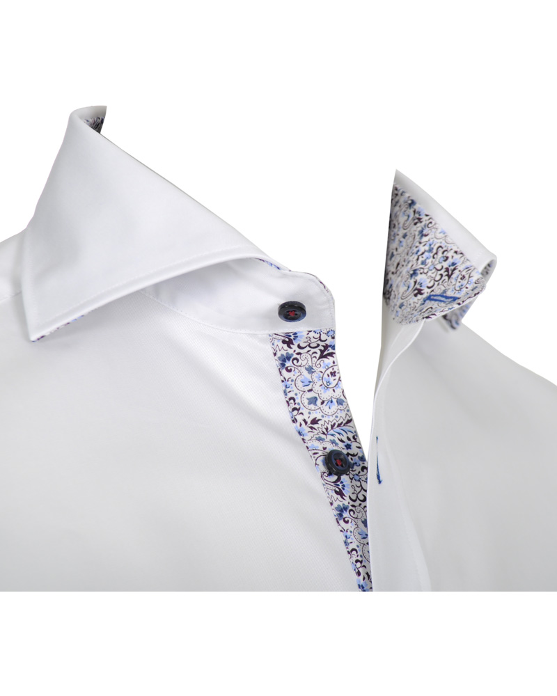 Herr | Skjortor | Stenströms | Skjorta Slimline Paisley White